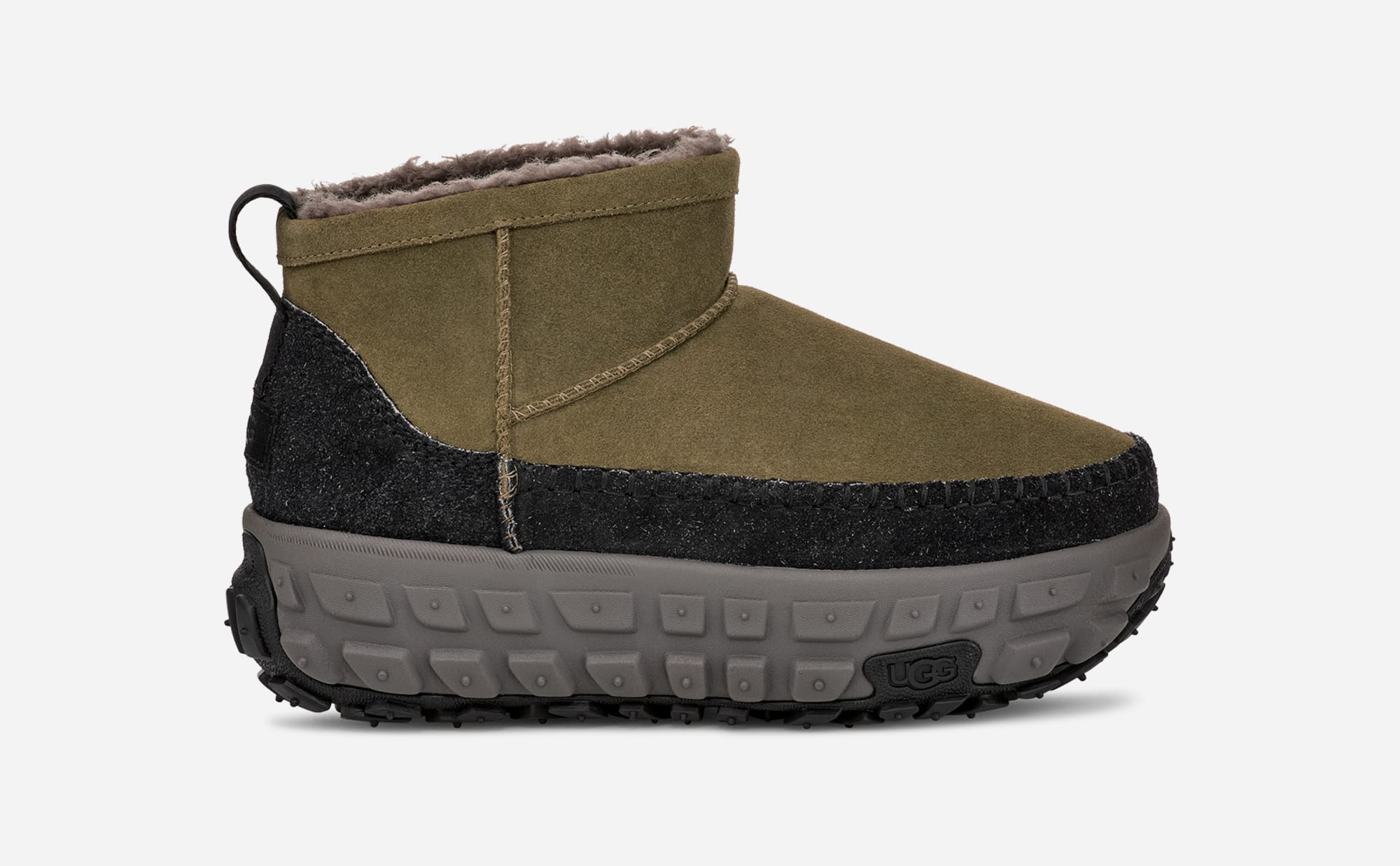 UGG® Venture Daze Ultra Mini Boot in Burnt Olive/Charcoal