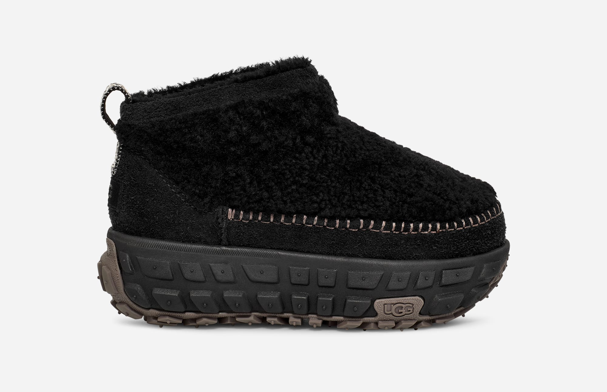 UGG® Venture Daze Ultra Mini Cozy Boot in Black