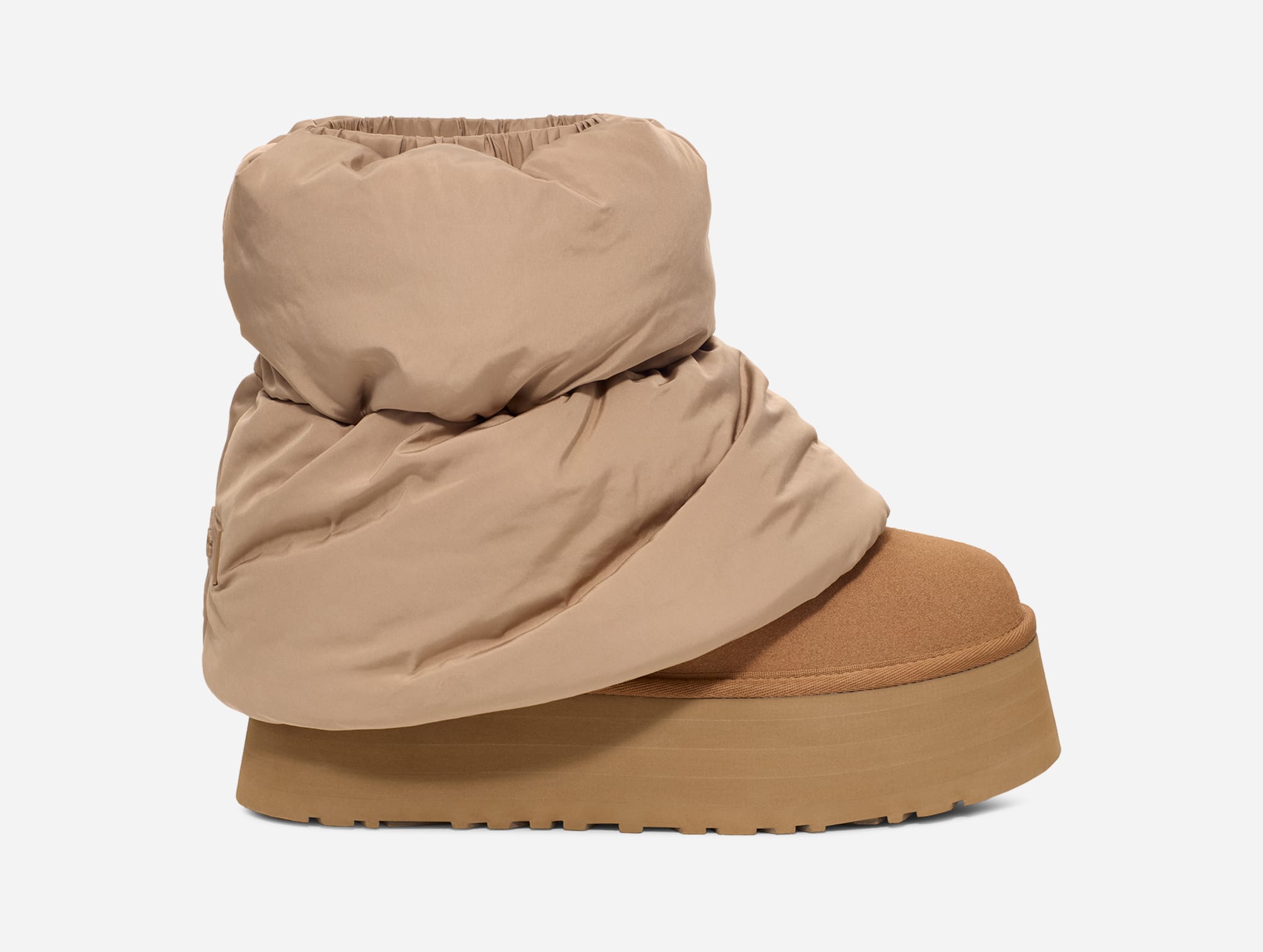 UGG® Classic Mini Dipper Puffer-laars in Beige