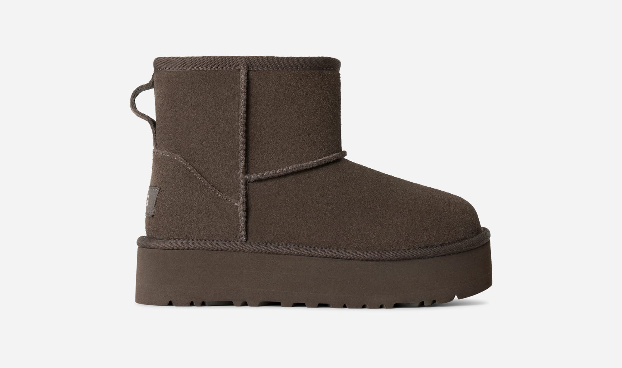 UGG® Classic Mini Platform Boot in Thunder Cloud