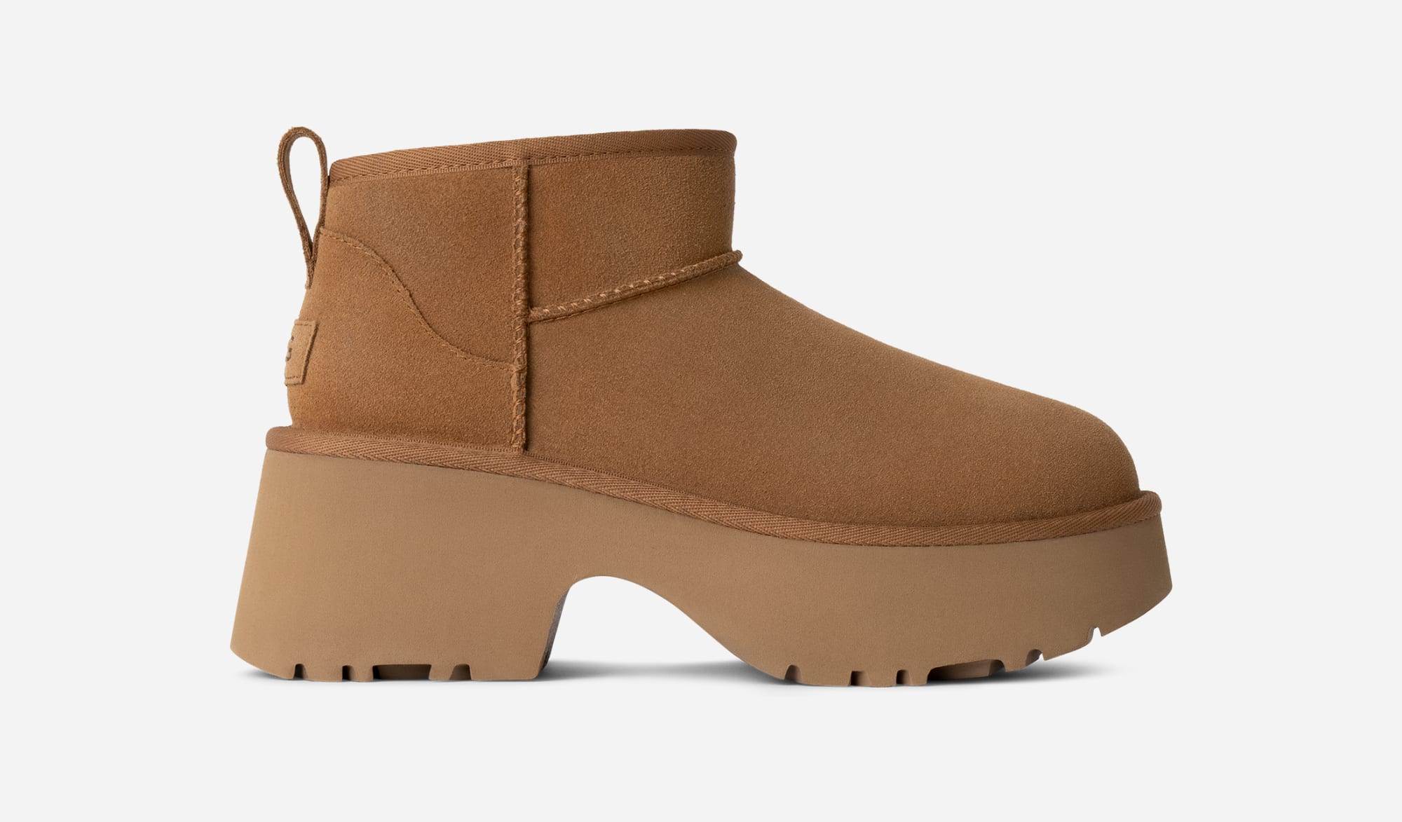 UGG® Classic Ultra Mini New Heights-laars in Brown