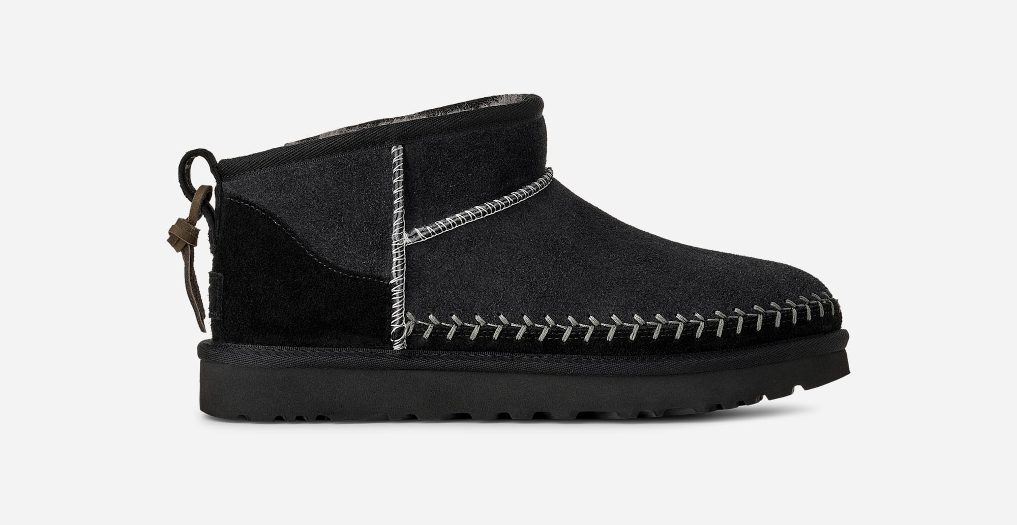 UGG Botte Classic Ultra Mini Biarritz in Black