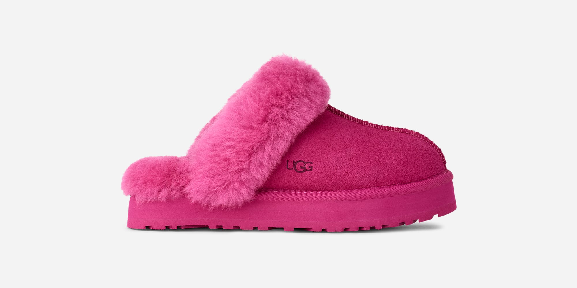 UGG Disquette Slipper in Dark Peony