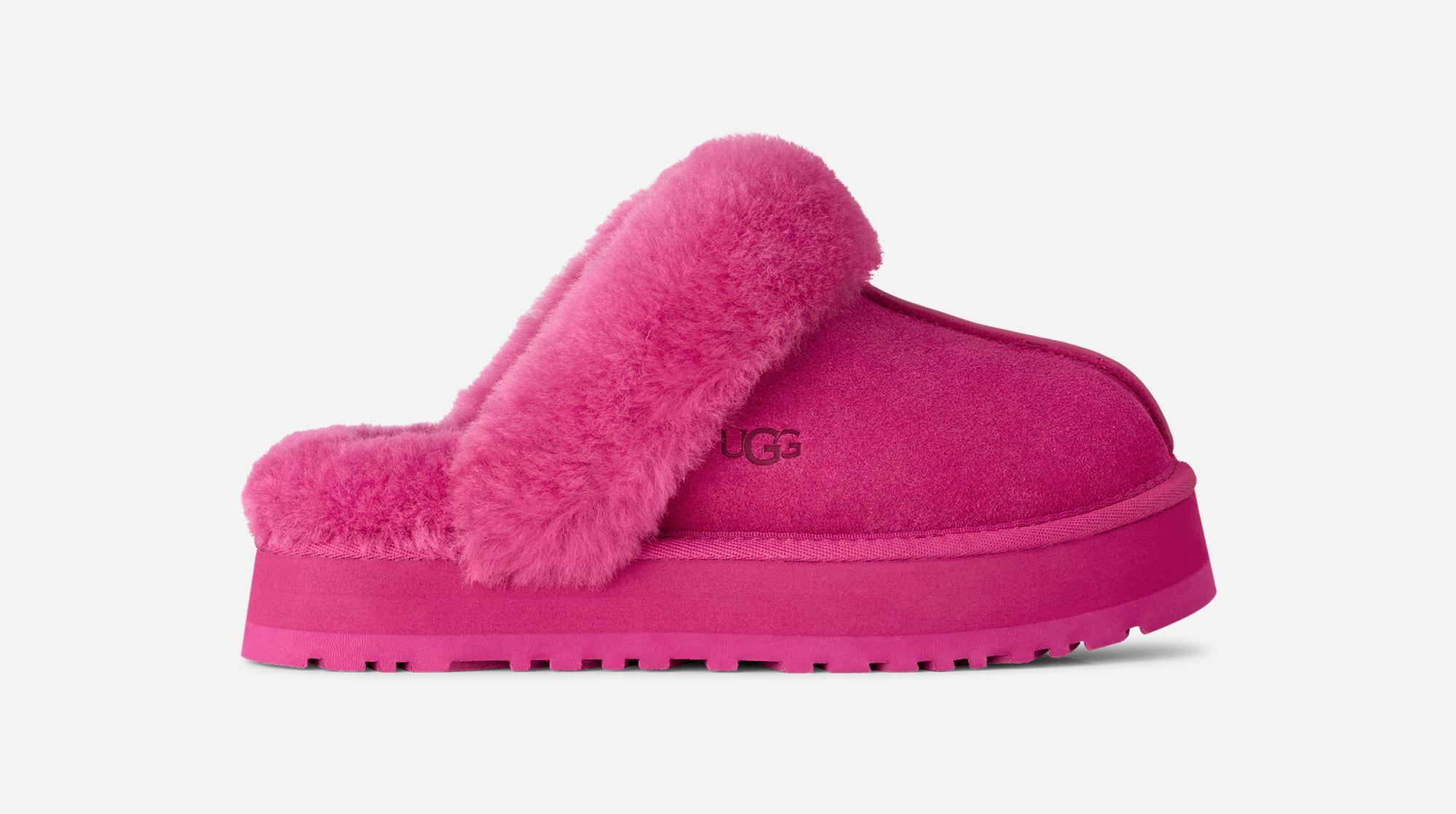 UGG Chausson Disquette in Dark Peony