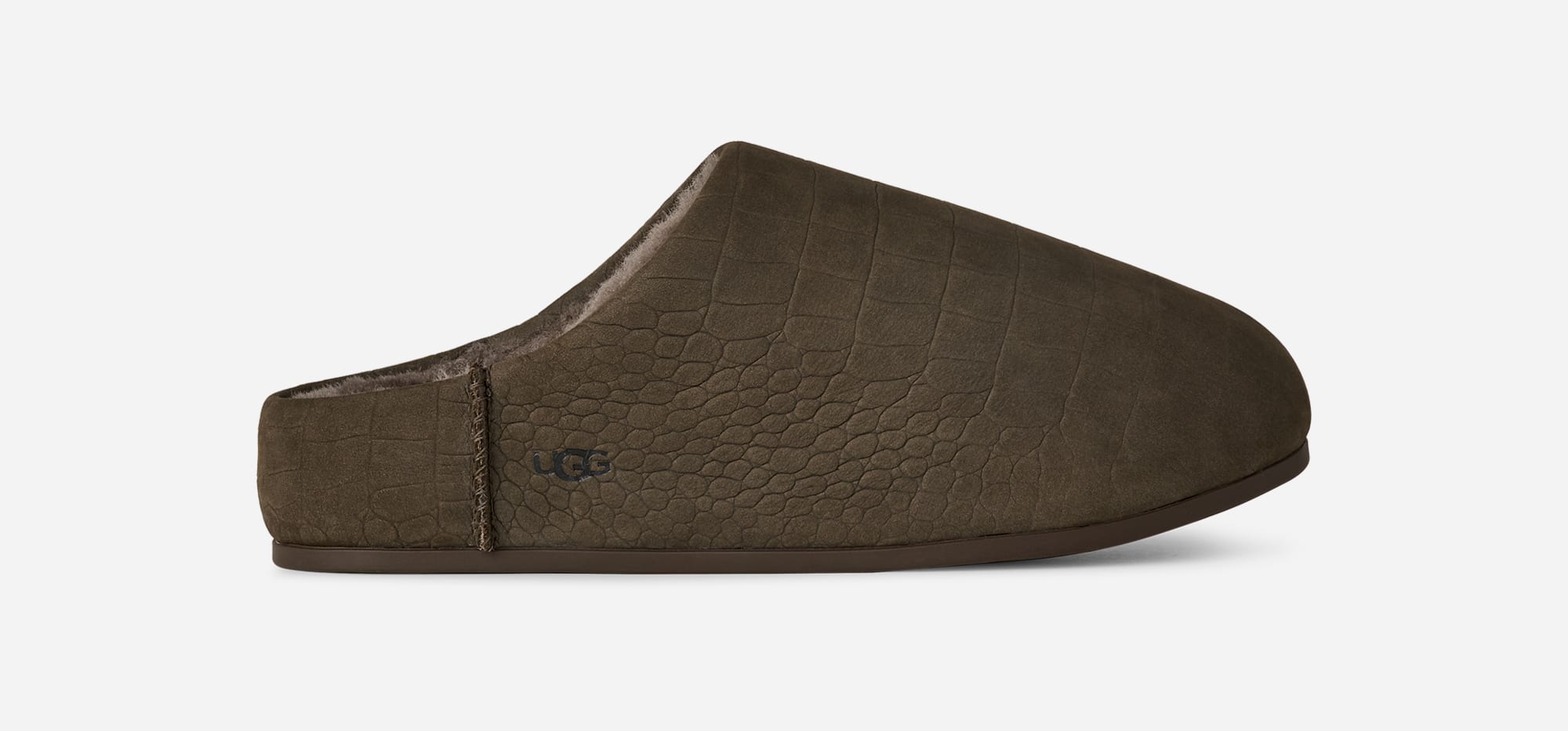 UGG® Elea Embossed Slip-On in Dense Smoke