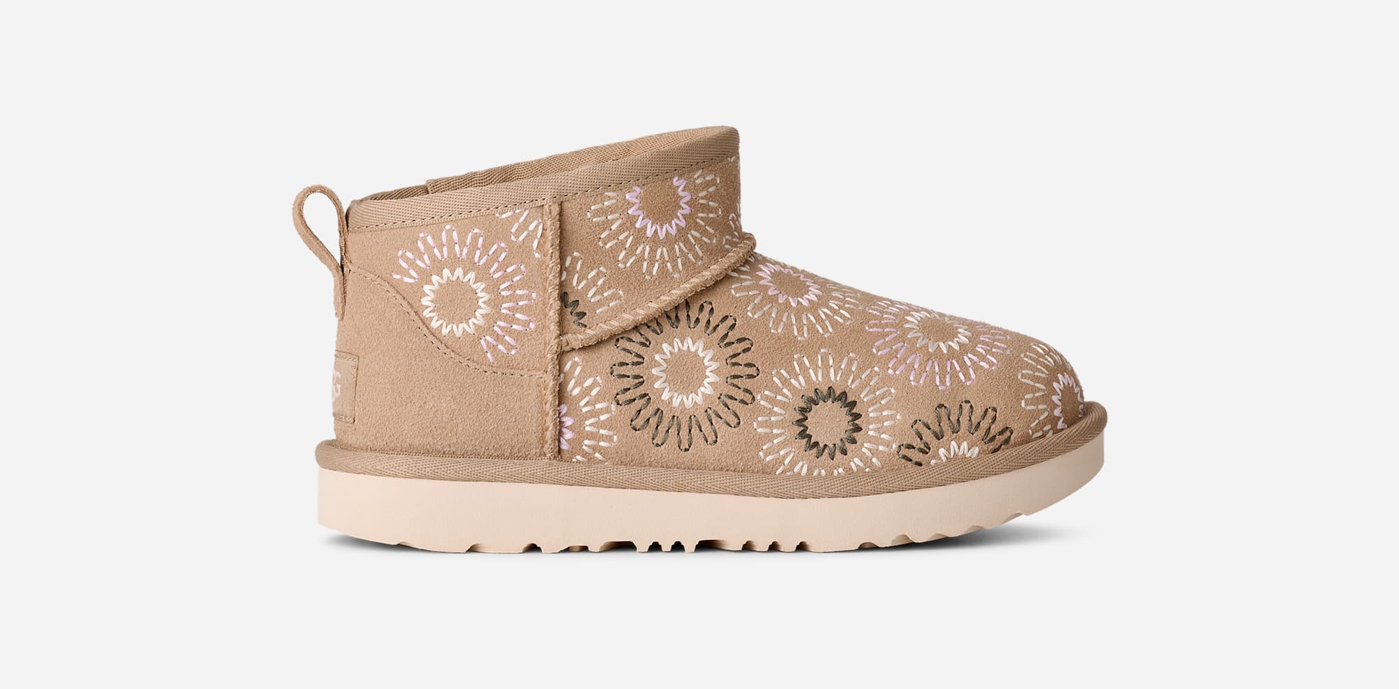 UGG® Classic Ultra Mini Sun Stitch Boot in Brown