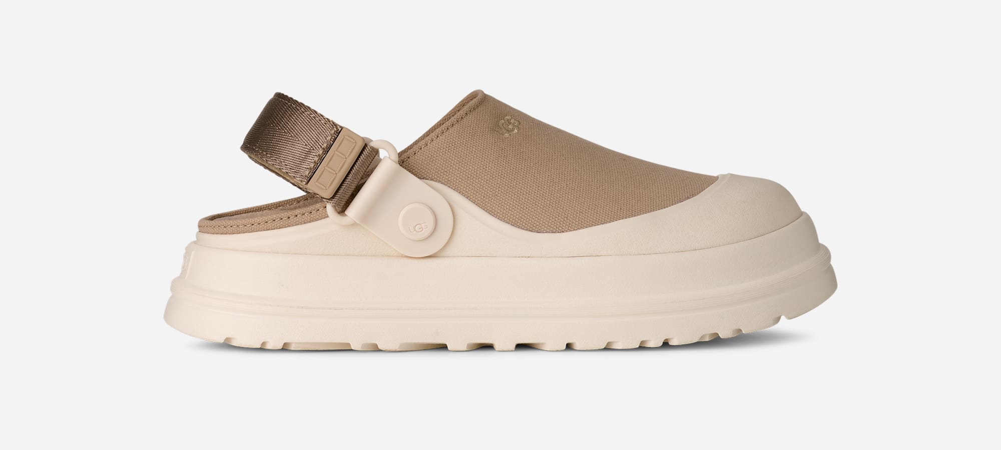 UGG® GoldenGlow Canvas Clog in Brown