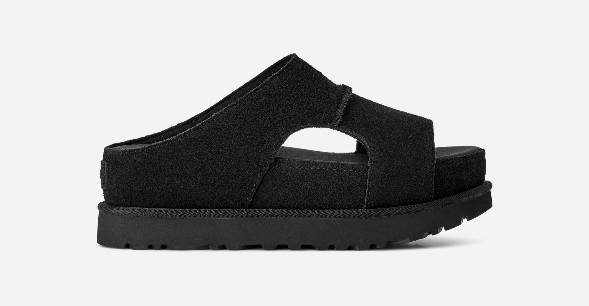 UGG® Goldenstar Hi Cutout Slide Sandal in Black