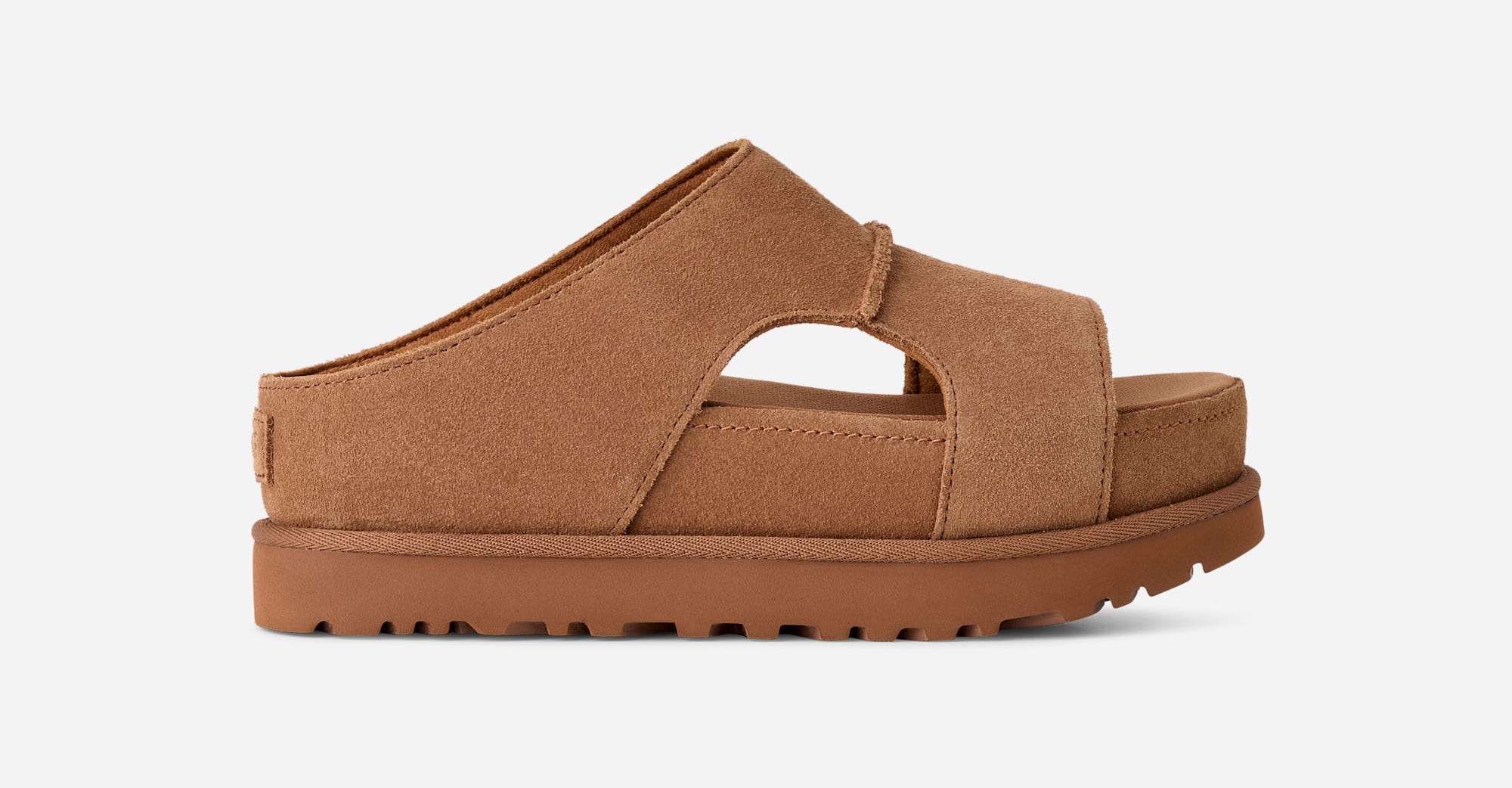 UGG® Goldenstar Hi Cutout Slide Sandal in Brown