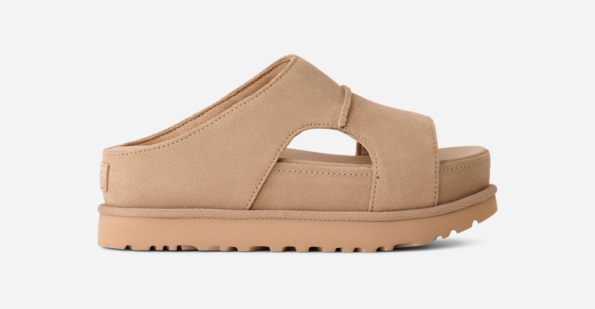 UGG® Goldenstar Hi Cutout Slide Sandal in Tan
