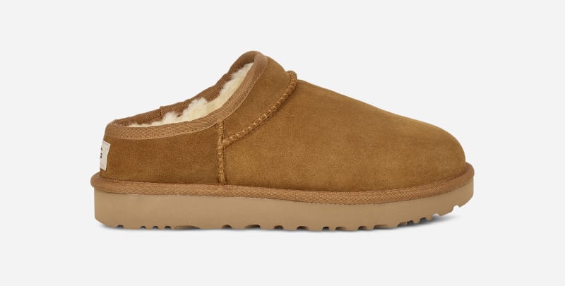 UGG Classic-pantoffel in Brown, Maat 41, Wol/Polyester