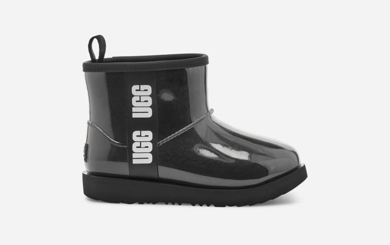 UGG Classic Clear Mini II Boot for Kids in Black