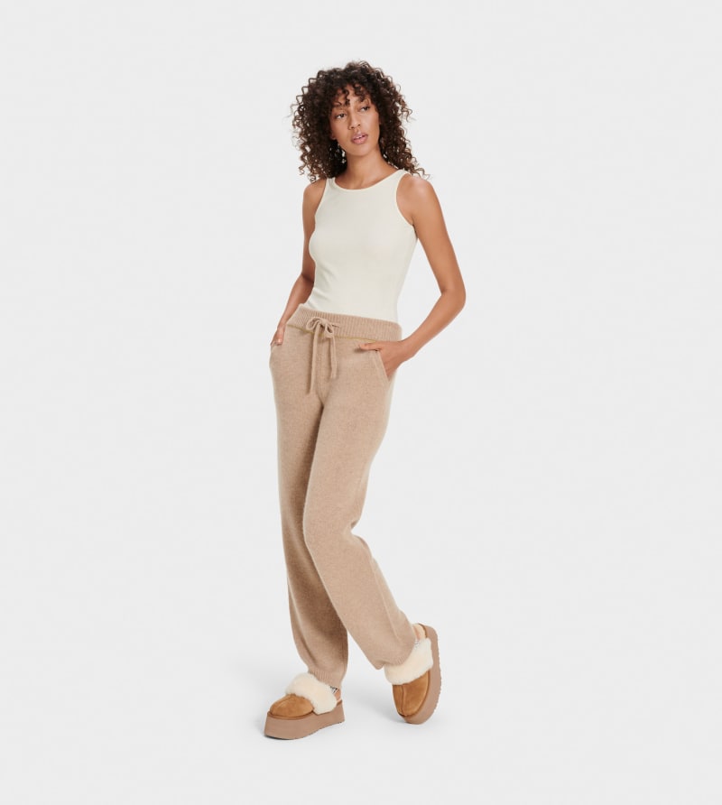 UGG Aida Cashmere Pant for Women in Brown