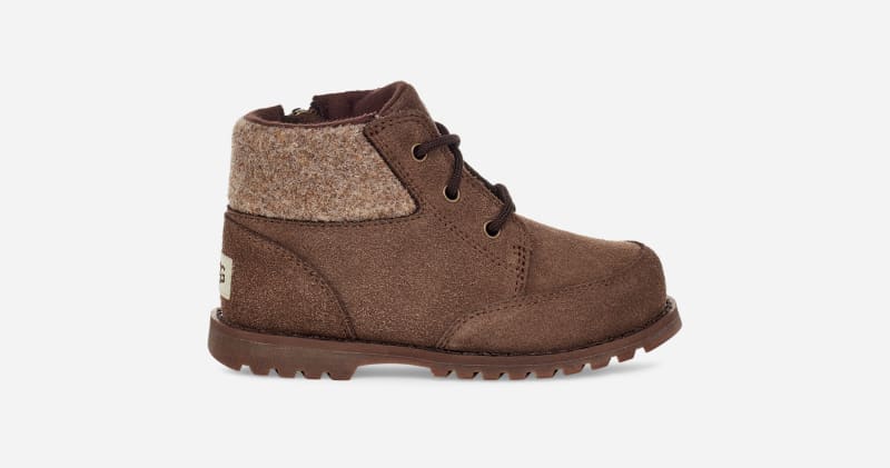 UGG Orin Wool Boot for Kids in Brown