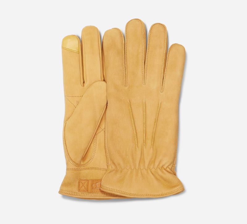 UGG Men's 3 Point Leather Glove Gloves in Grey