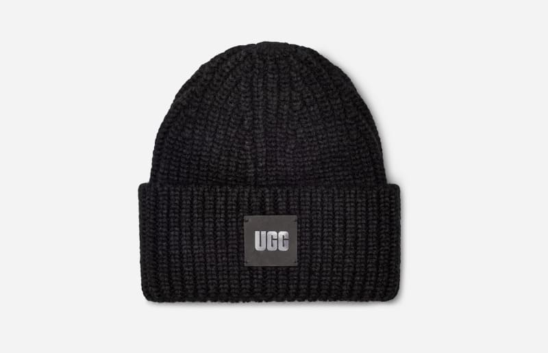 UGG Women's Chunky Rib Beanie Acrylic Blend Hats in