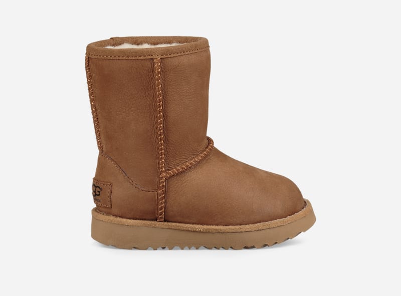 UGG Classic Short Weather Boot for Kids in Brown
