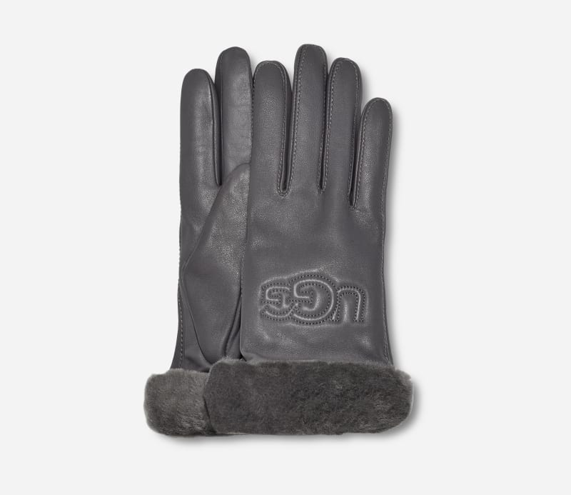 UGG Classic Leather Logo Glove for Women