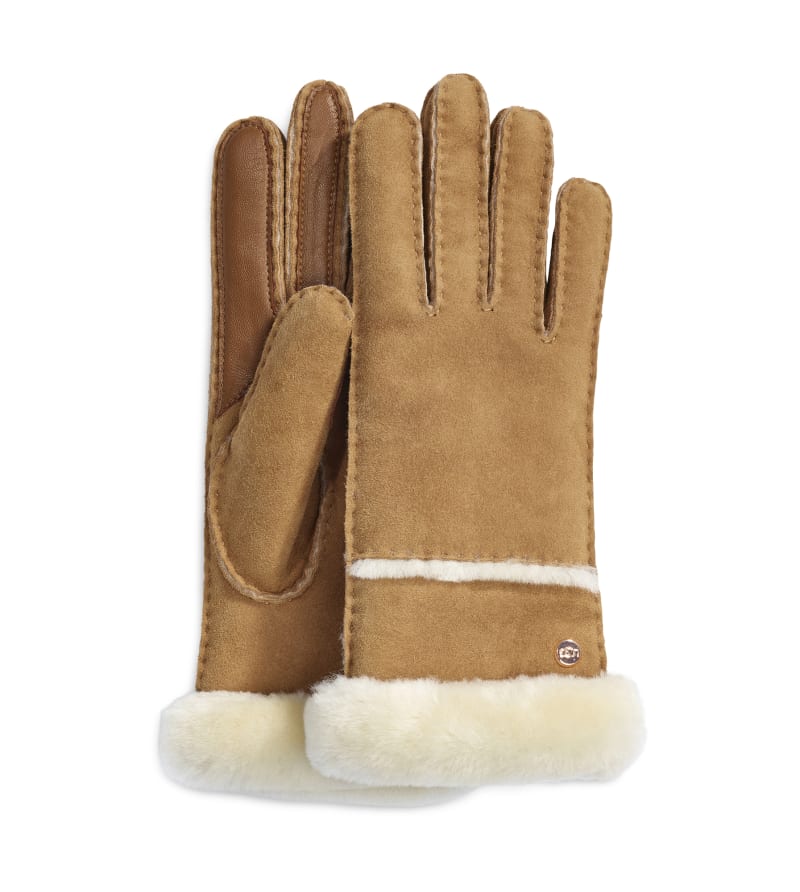 UGG Seamed Tech Glove for Women in Brown