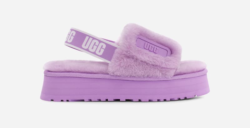 UGG Disco Chaussons pour Femme in Purple, Taille 40, Shearling