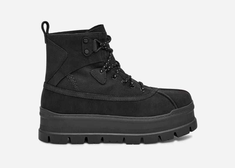UGG Women's W Rohmahn Boots in Black Leather