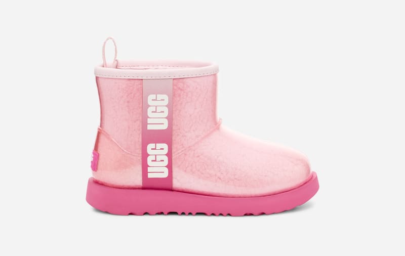 UGG Classic Clear Mini II Boot for Kids in Pink Combo