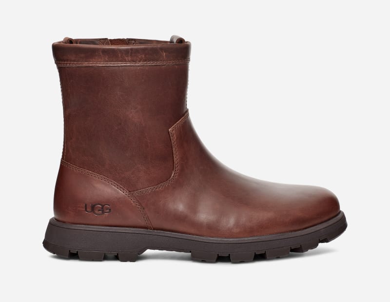 UGG Men's Kennen Leather Cold Weather Boots in Chestnut Leather