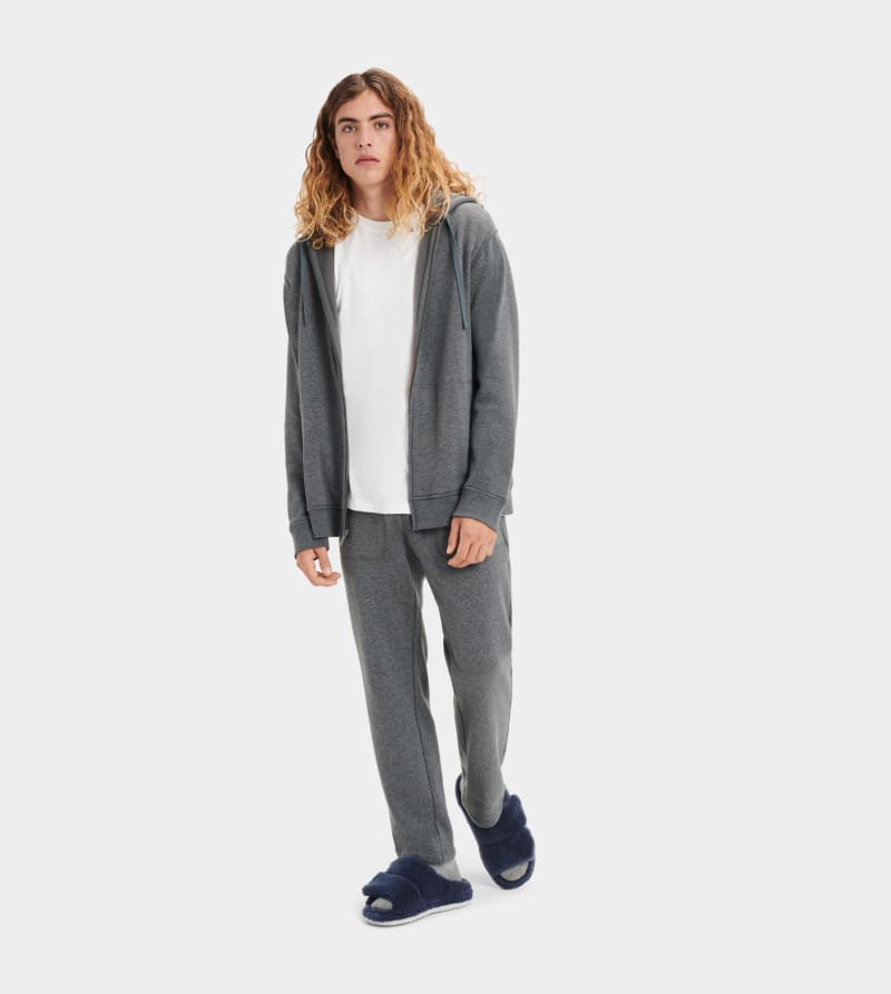 UGG Men's Gifford Fleece Pants Cotton Blend in Grey