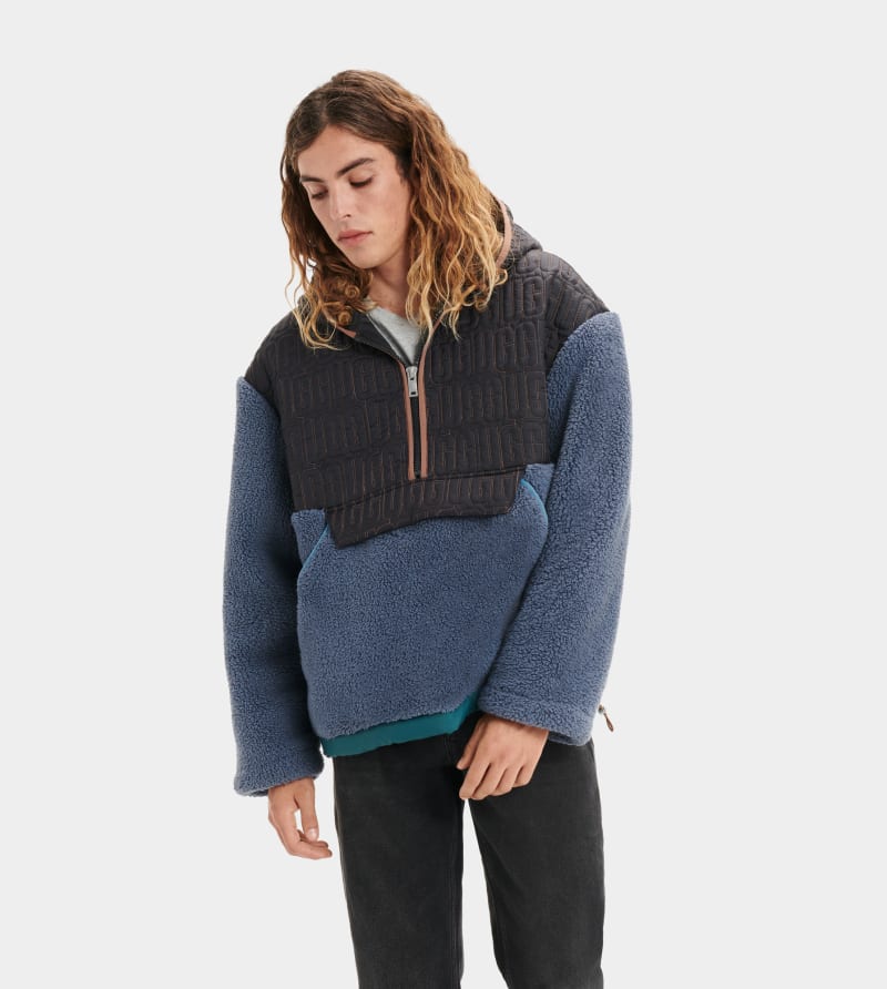 UGG Iggy Sherpa Half Zip Pullover for Men