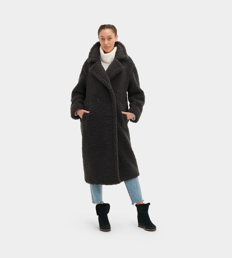 UGG Gertrude Long Teddy Coat for Women