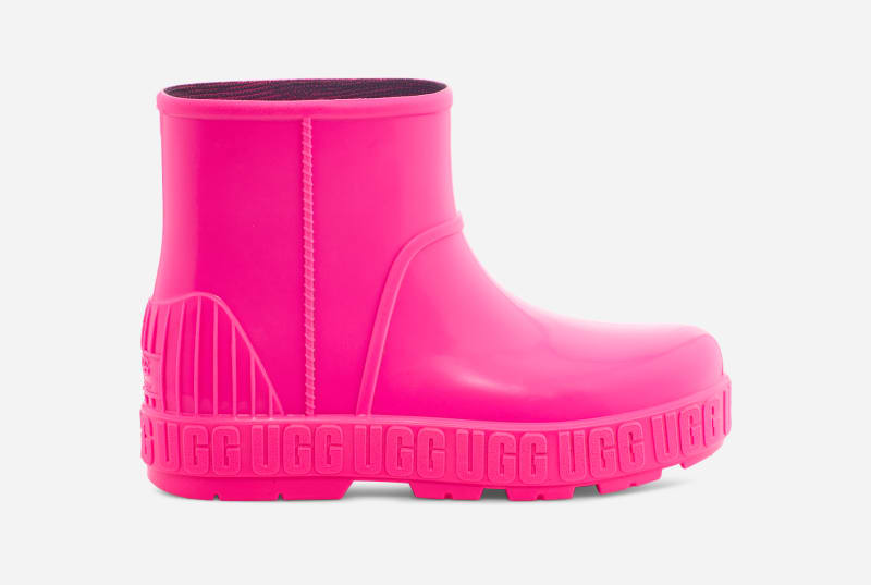 UGG Women's Drizlita Sheepskin Rain Boots in Taffy Pink