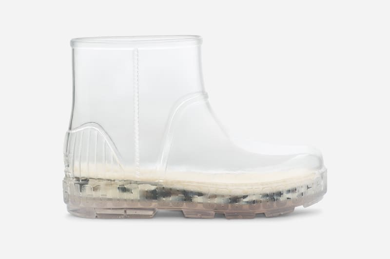 UGG Women's Drizlita Clear Sheepskin Rain Boots in Natural