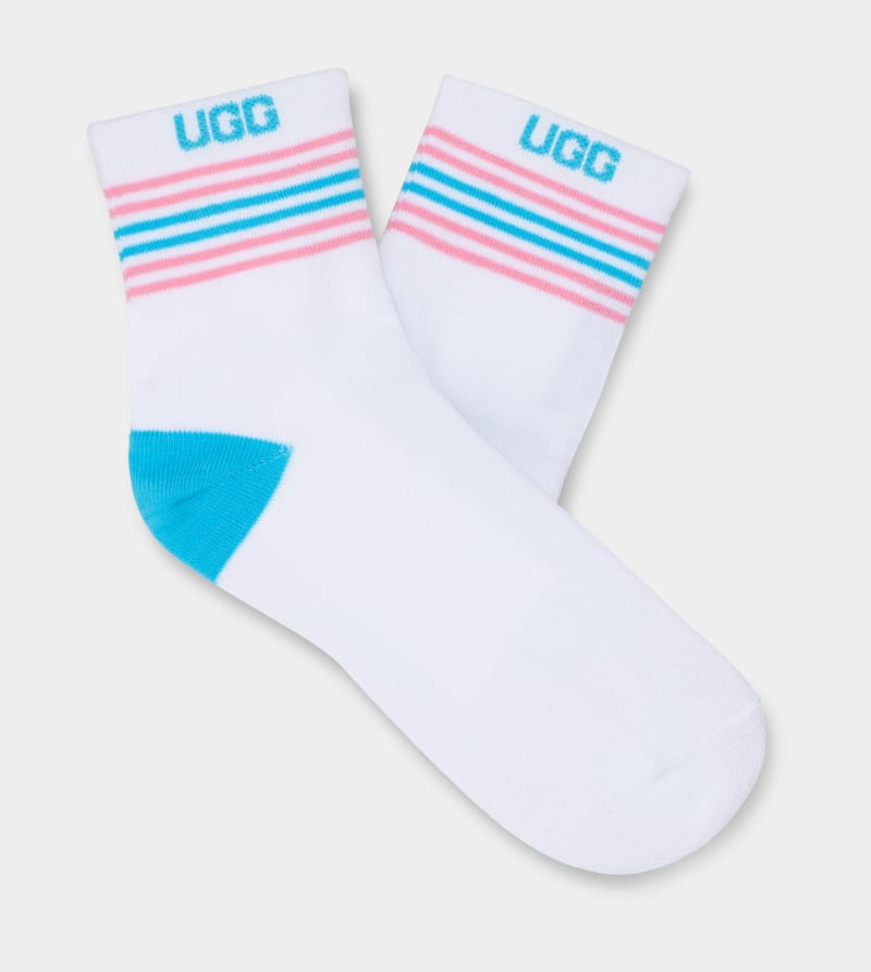 UGG Teslin Pride Quarter Sock for Everyone in Pride Logo