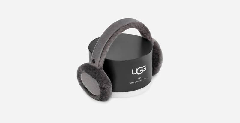 UGG Sheepskin Bluetooth Earmuff for Women in Grey