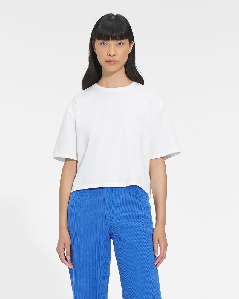 UGG Women's Tana Cropped Tee Cotton in White