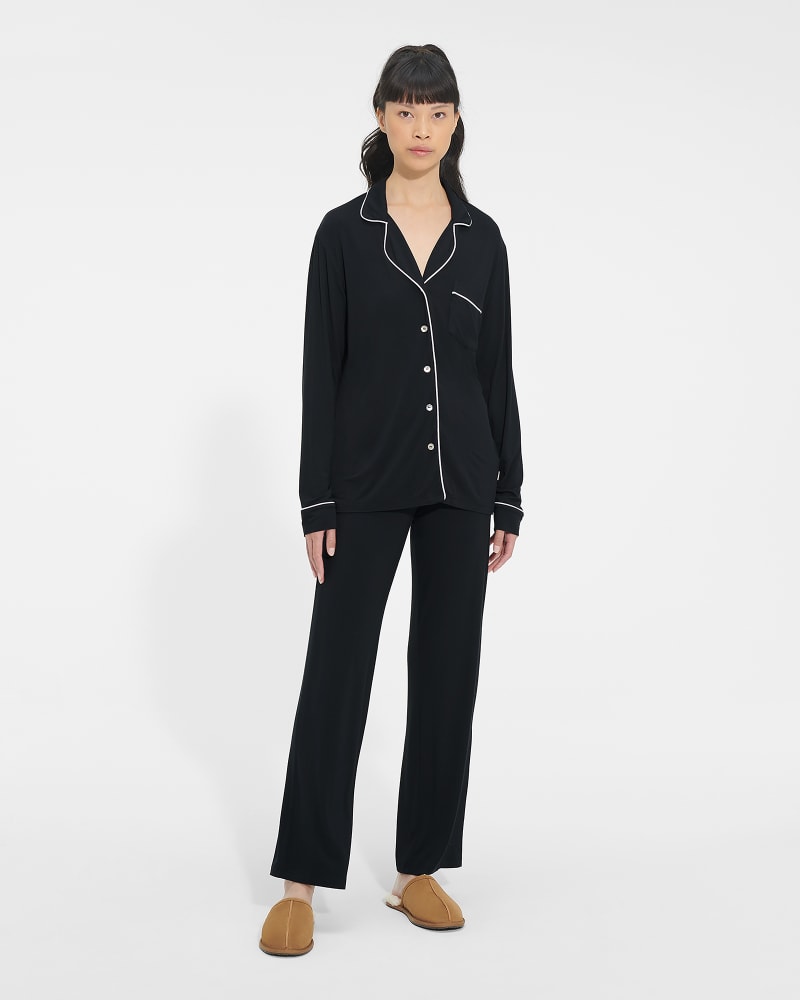 UGG Lenon II Pyjama Set for Women in Black, Size Medium