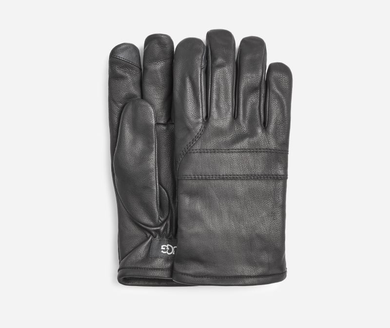 UGG Leather Tech Gants pour Homme in Black, Taille XL, Other product