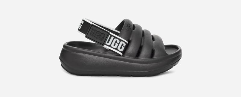 UGG Toddlers' Sport Yeah Eva Sandals in Black