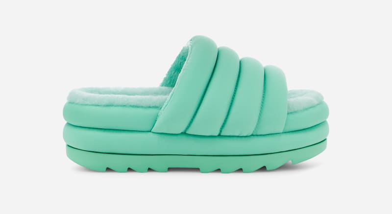 UGG Puft Slide for Women in Pale Emerald