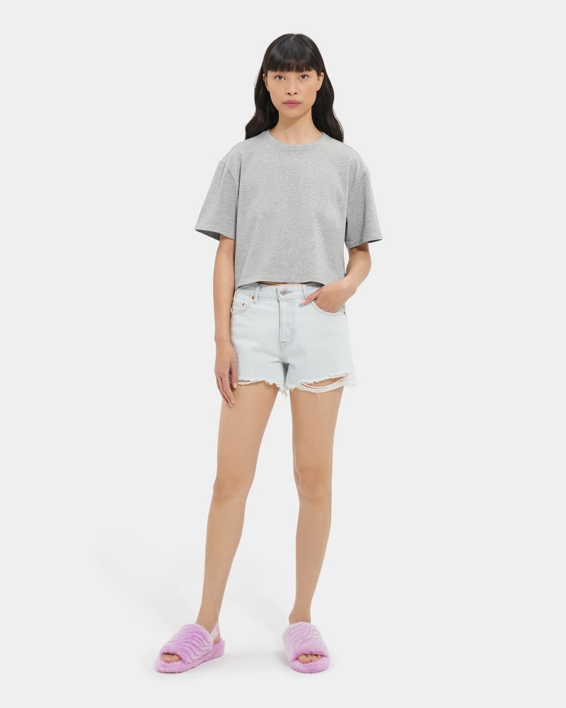 UGG Tana Cropped Tee for Women in Grey