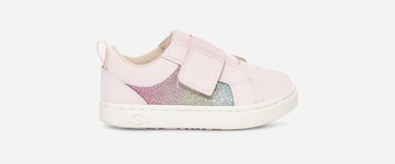 UGG Toddlers' Rennon Low in Seashell Pink Rainbow Glitter