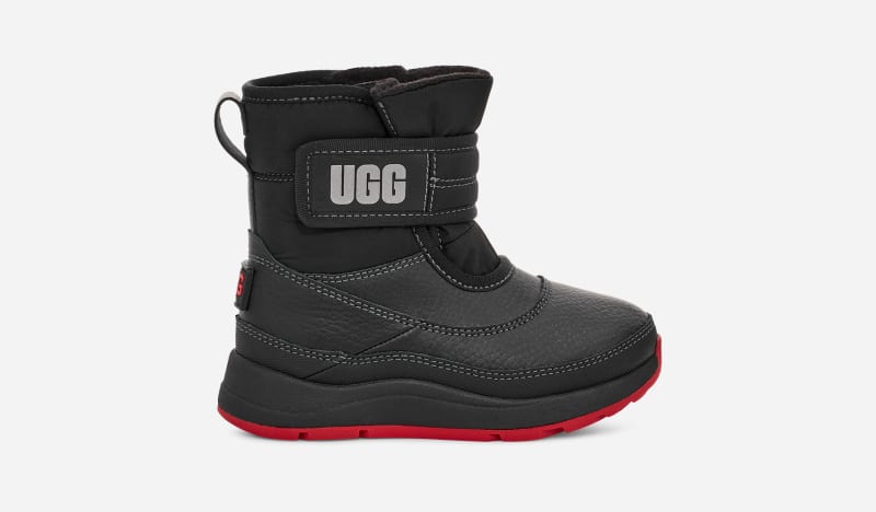 UGG Toddlers' Taney Weather Sheepskin Cold Weather Boots in Black