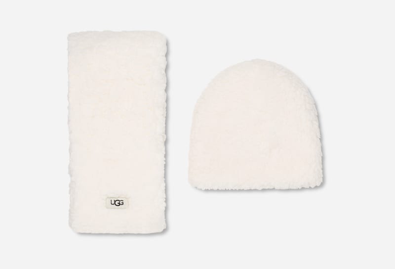 UGG Sherpa Beanie and Scarf Set for Kids