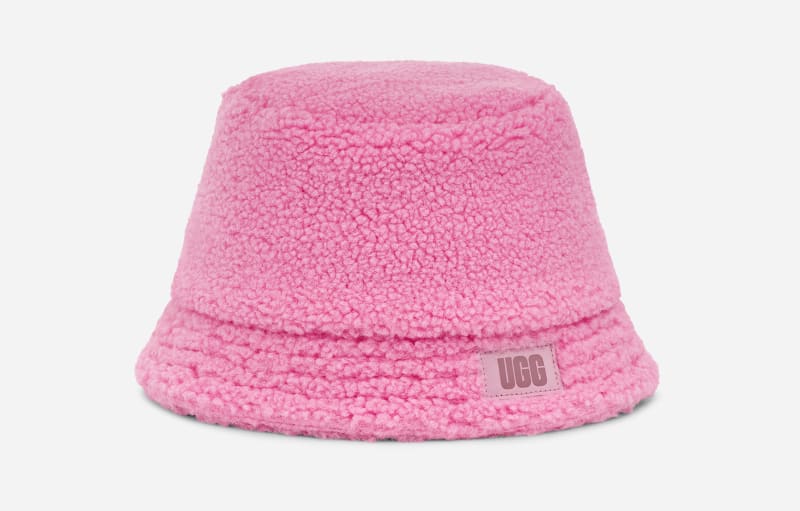 UGG Sherpa Bucket Hat for Kids in Rose Quartz