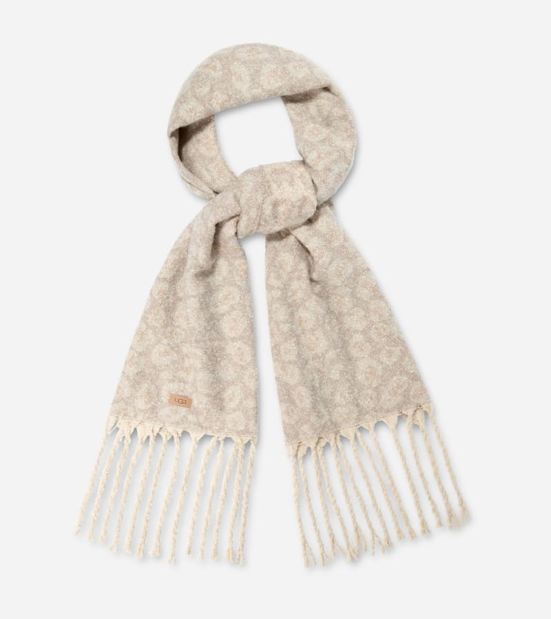 UGG Panther Print Wrap Scarf for Women