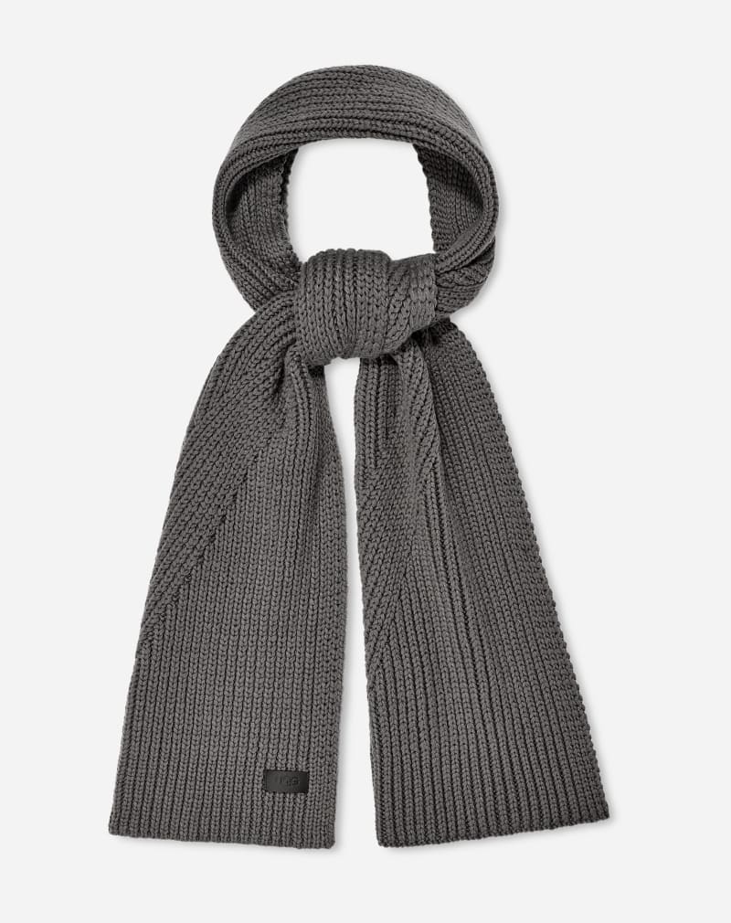 UGG Ribgebreide sjaal voor Heren in Grey