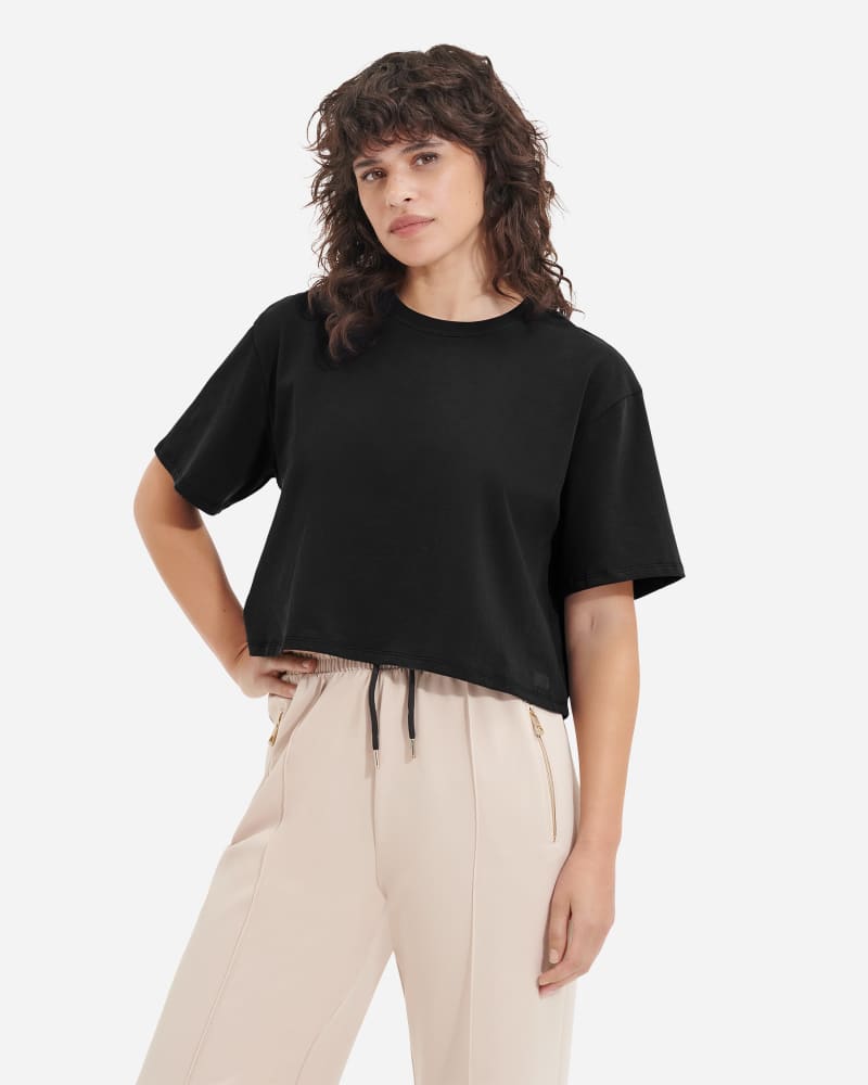 UGG Tana Cropped Tee for Women in Black