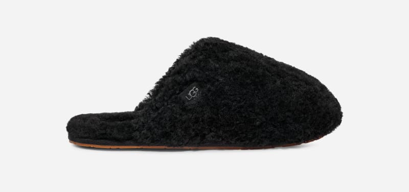 UGG Maxi Curly Slide for Women in Black