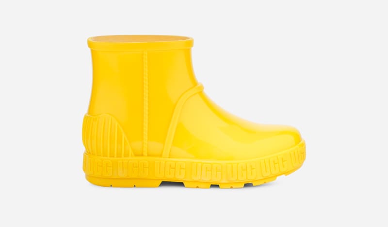 UGG Kids' Drizlita Synthetic Rain Boots in Canary