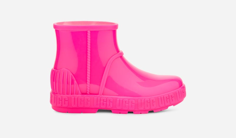 UGG Kids' Drizlita Synthetic Rain Boots in Taffy Pink